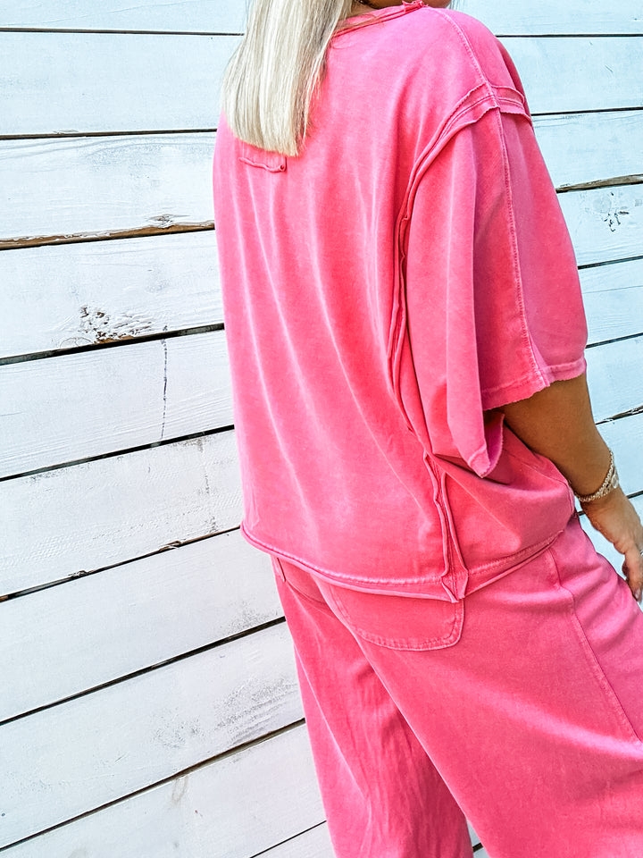 Effortlessly Yours Top - Strawberry