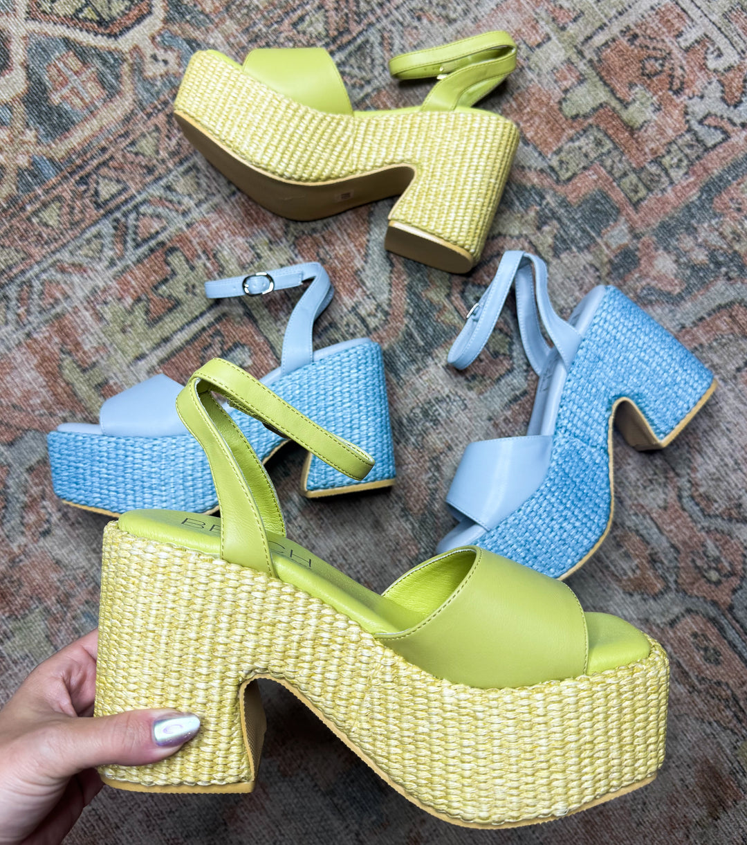 Arden Platforms - Powder Blue