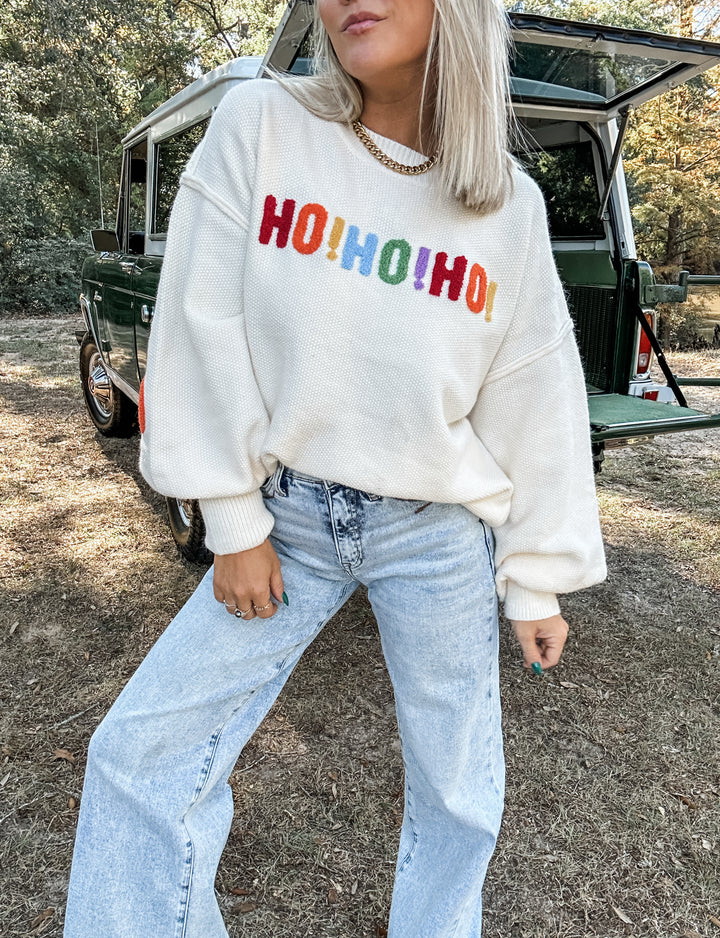 Multi Merry Christmas Sweater