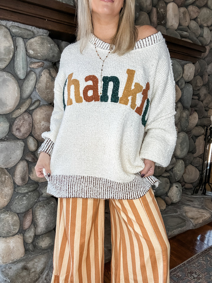 A Little Extra Thankful Sweater