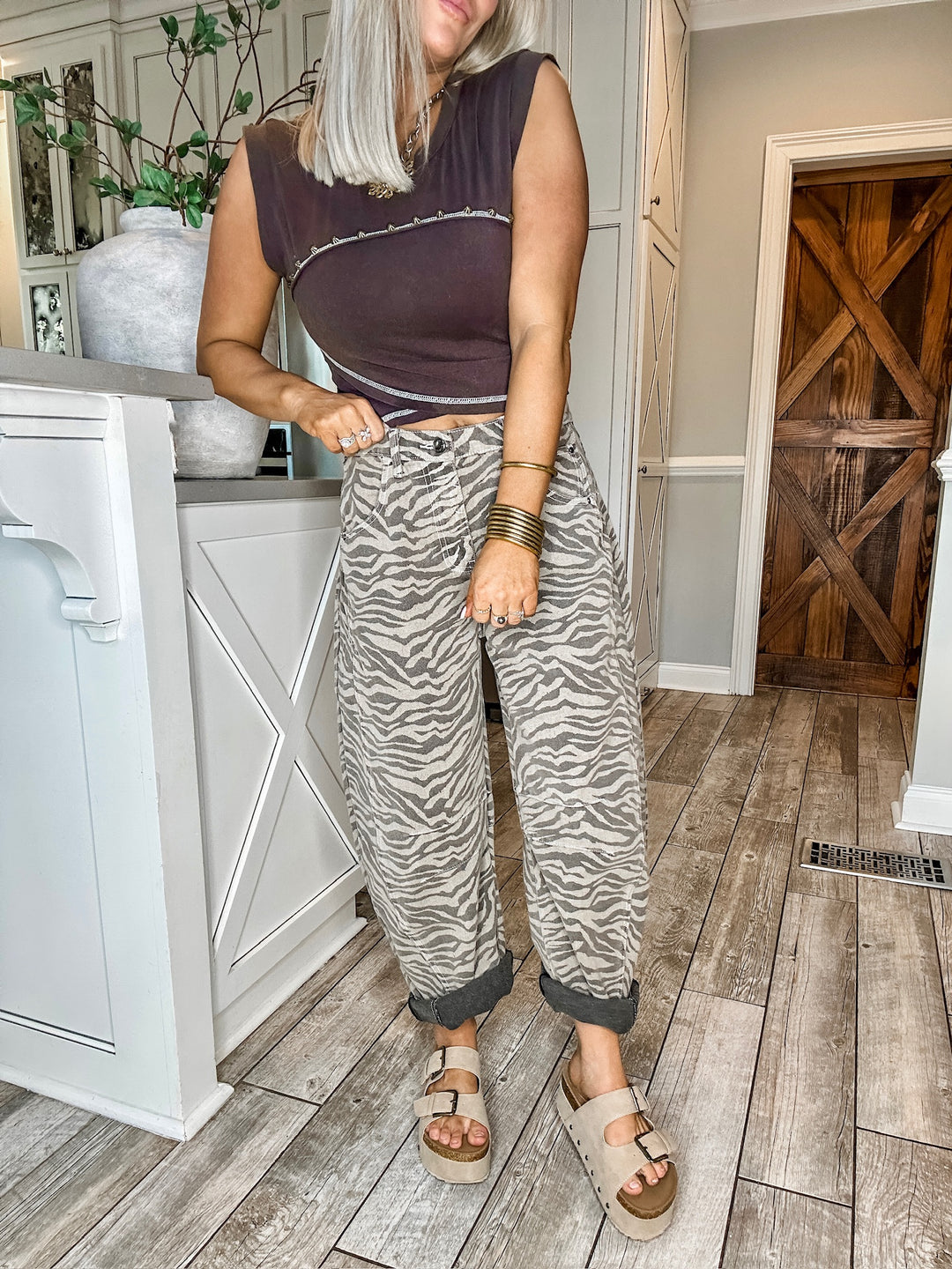 Everyday Edge Top - Coffee