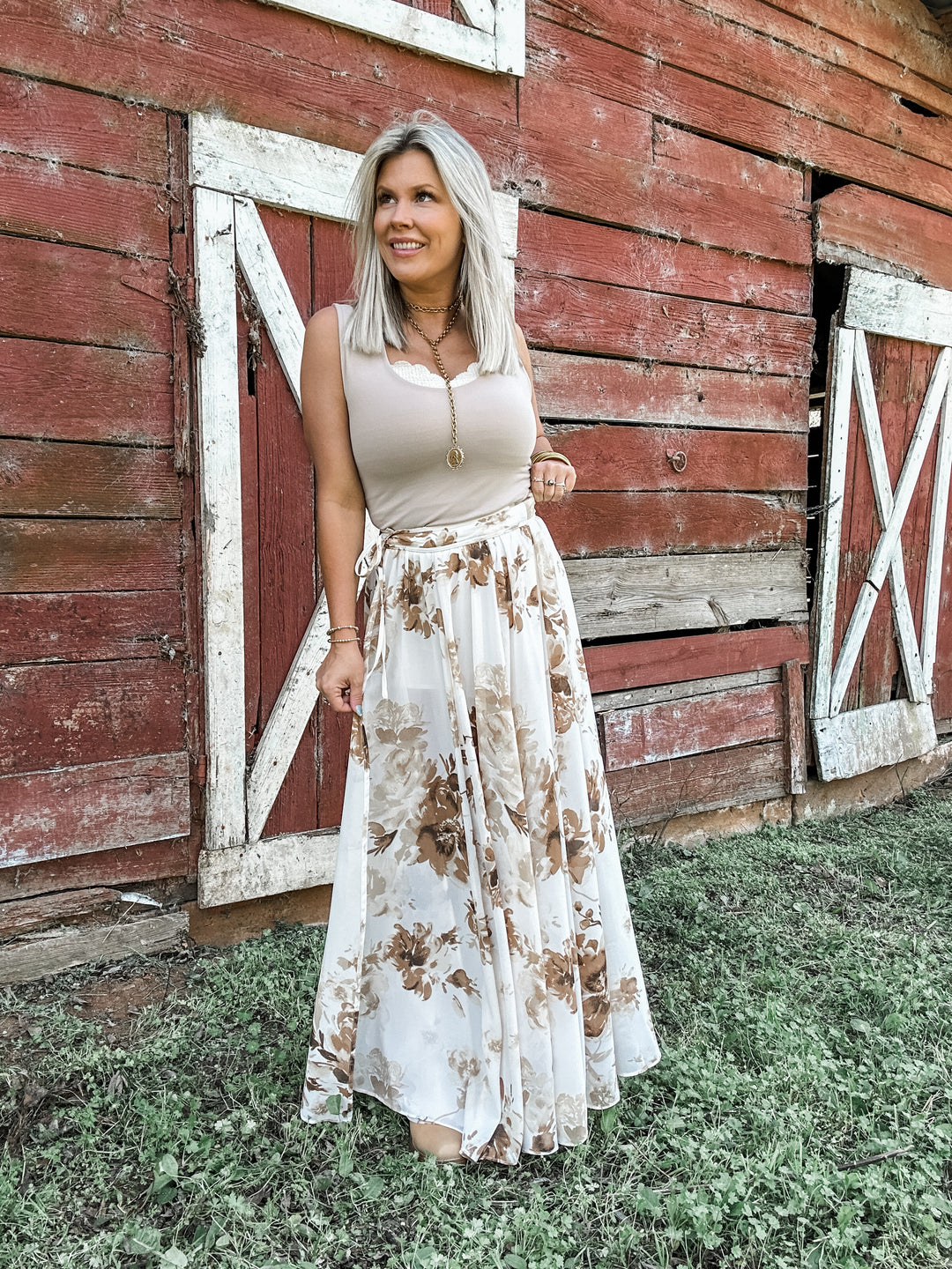 Spin Me Around Maxi Skirt