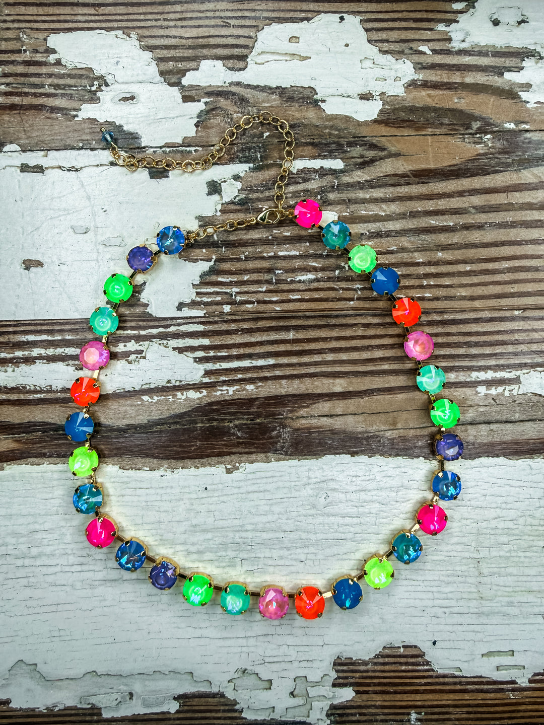 Candy Carnival Large Tennis Necklace