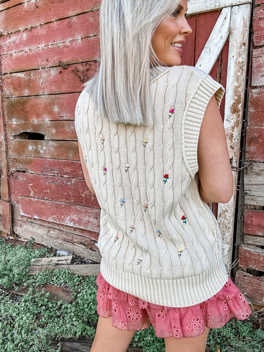Garden Girl Era Sweater Vest