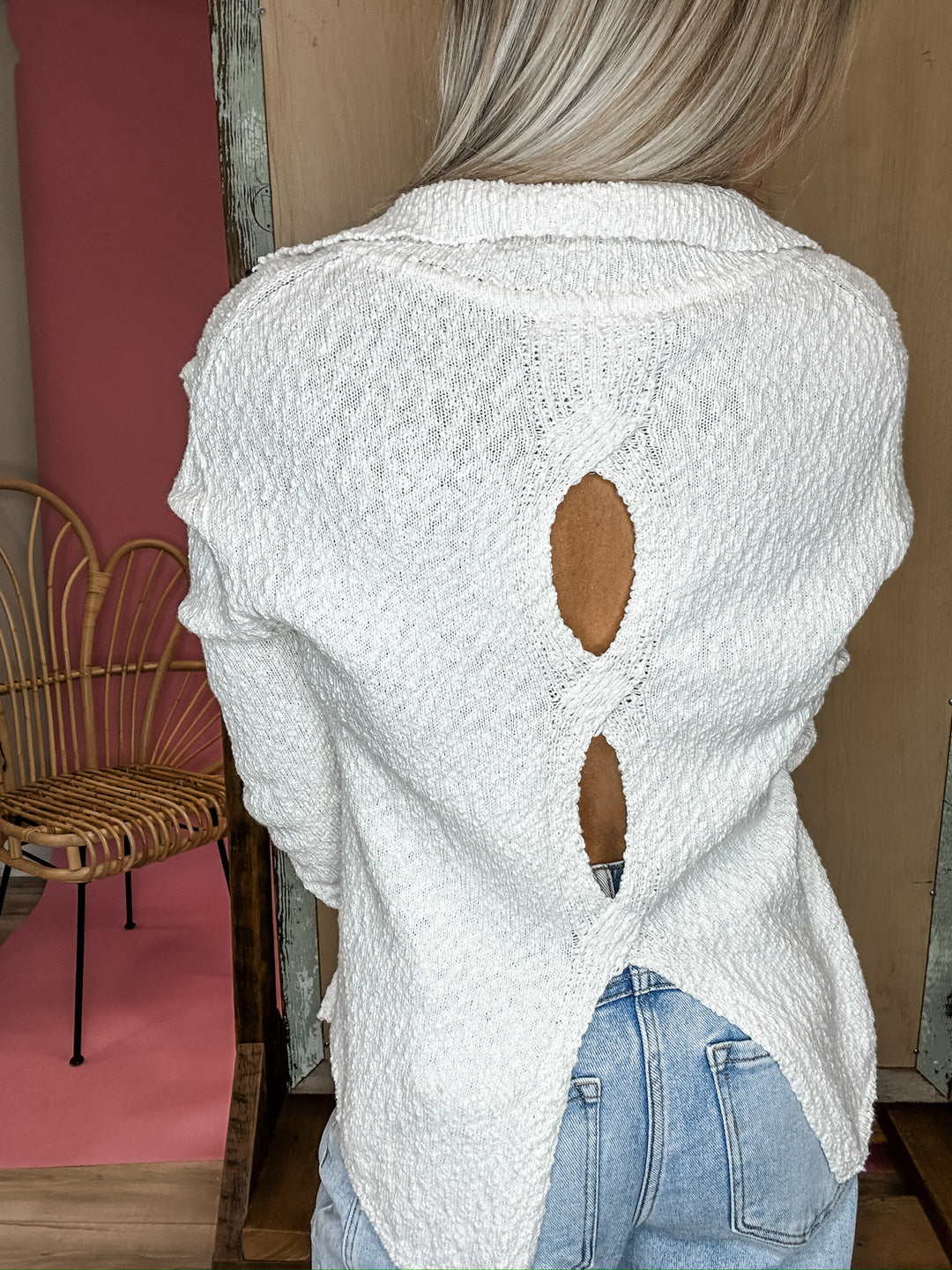 Vibe Check Top - Ivory DOORBUSTER