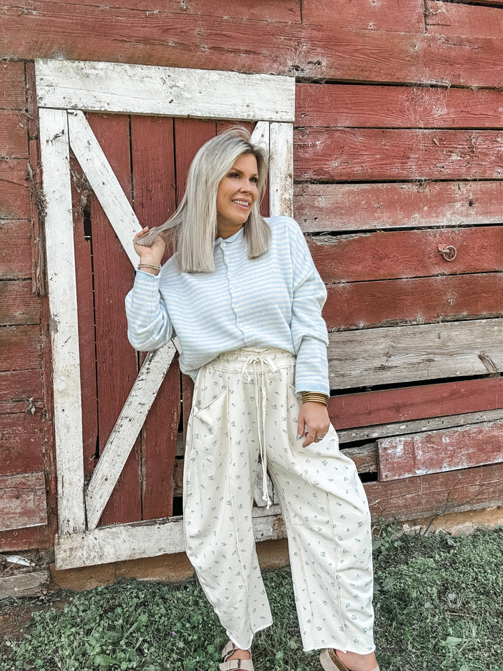 Keep It Easy Cardigan - Light Blue