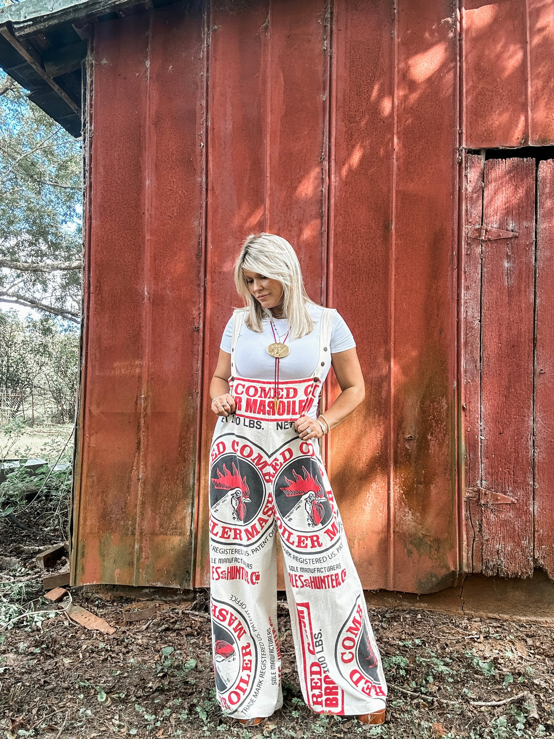 Vintage Rooster Jumpsuit