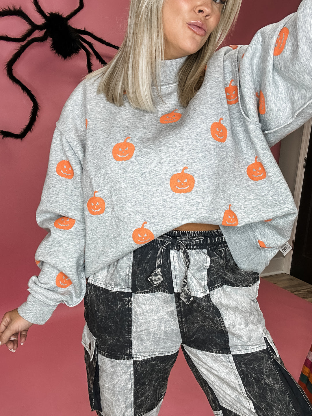 Reversible* Halloween Ready Mock Neck