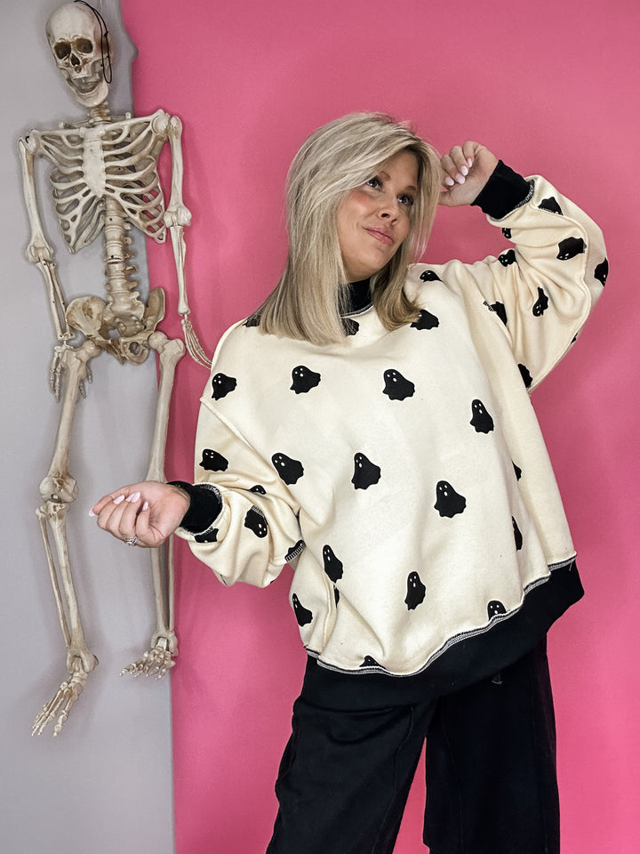 Reversible* Boo Crew Mock Neck