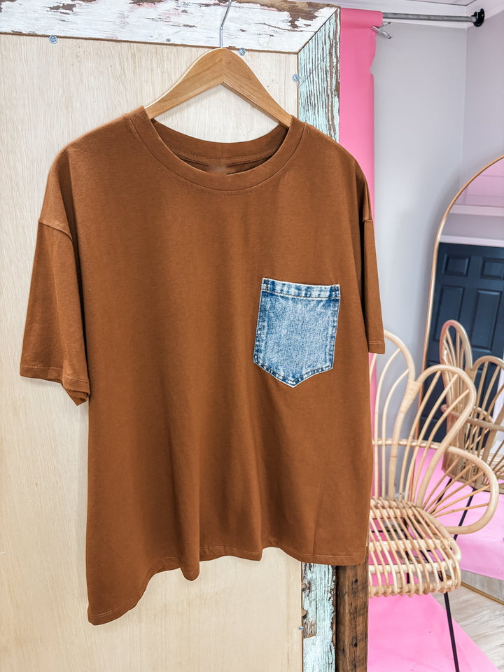 Surprise Me Top - Camel