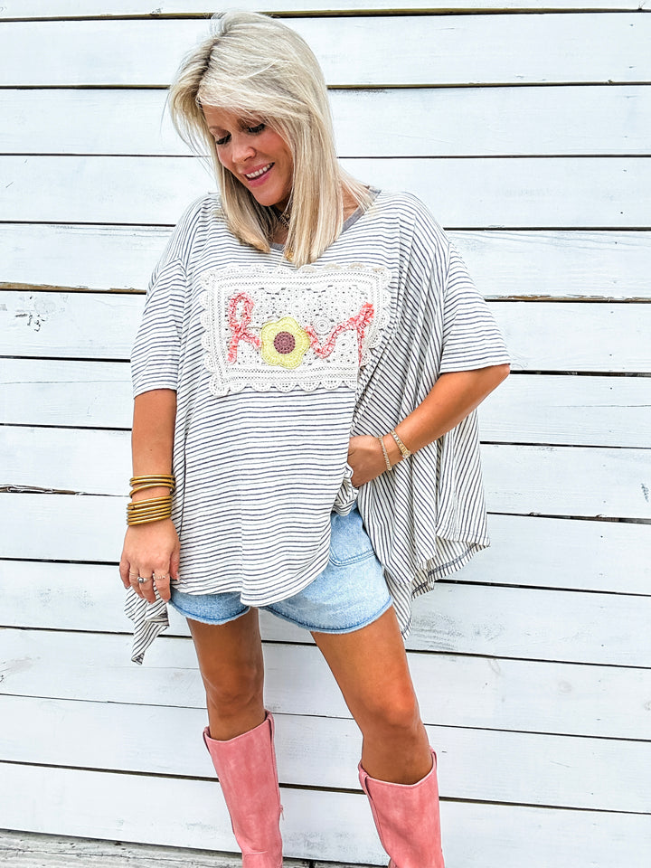 Love Story Top - Ash