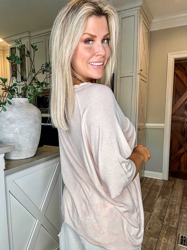 Easy Going Top - Baby Pink