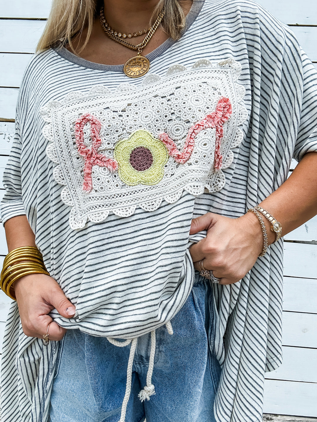 Love Story Top - Ash