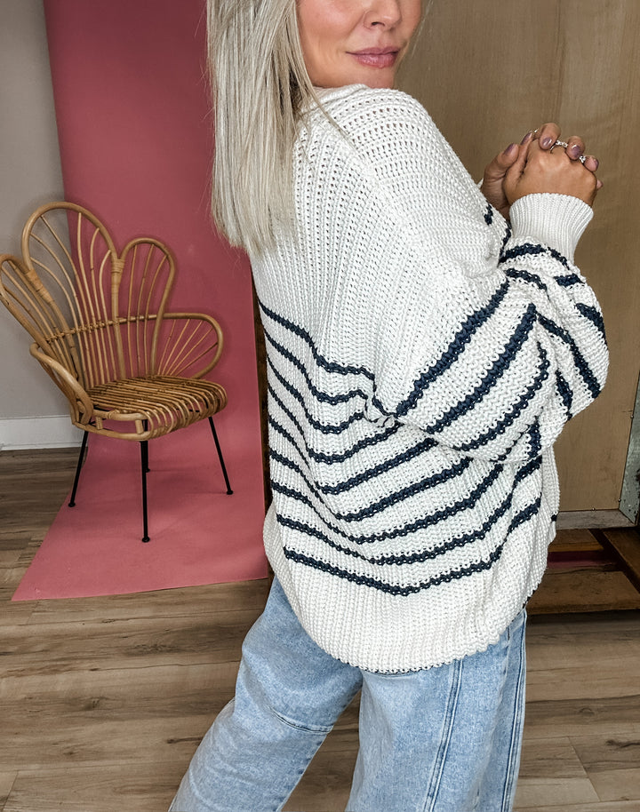 Stripe Scene Sweater DOORBUSTER