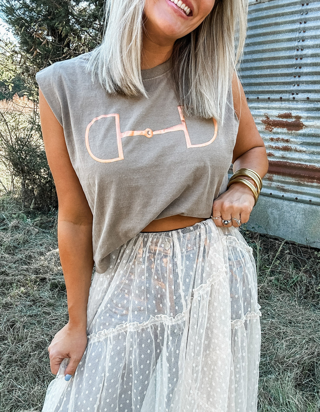 Cowgirl Core Muscle Tank