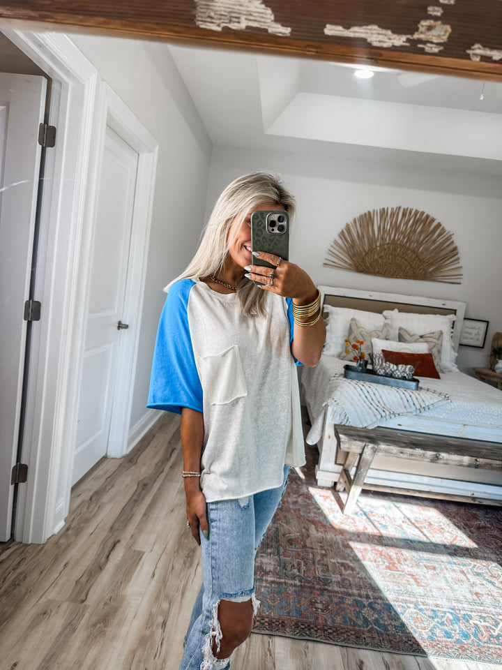 Hometown Hero Relaxed Tee - Blue