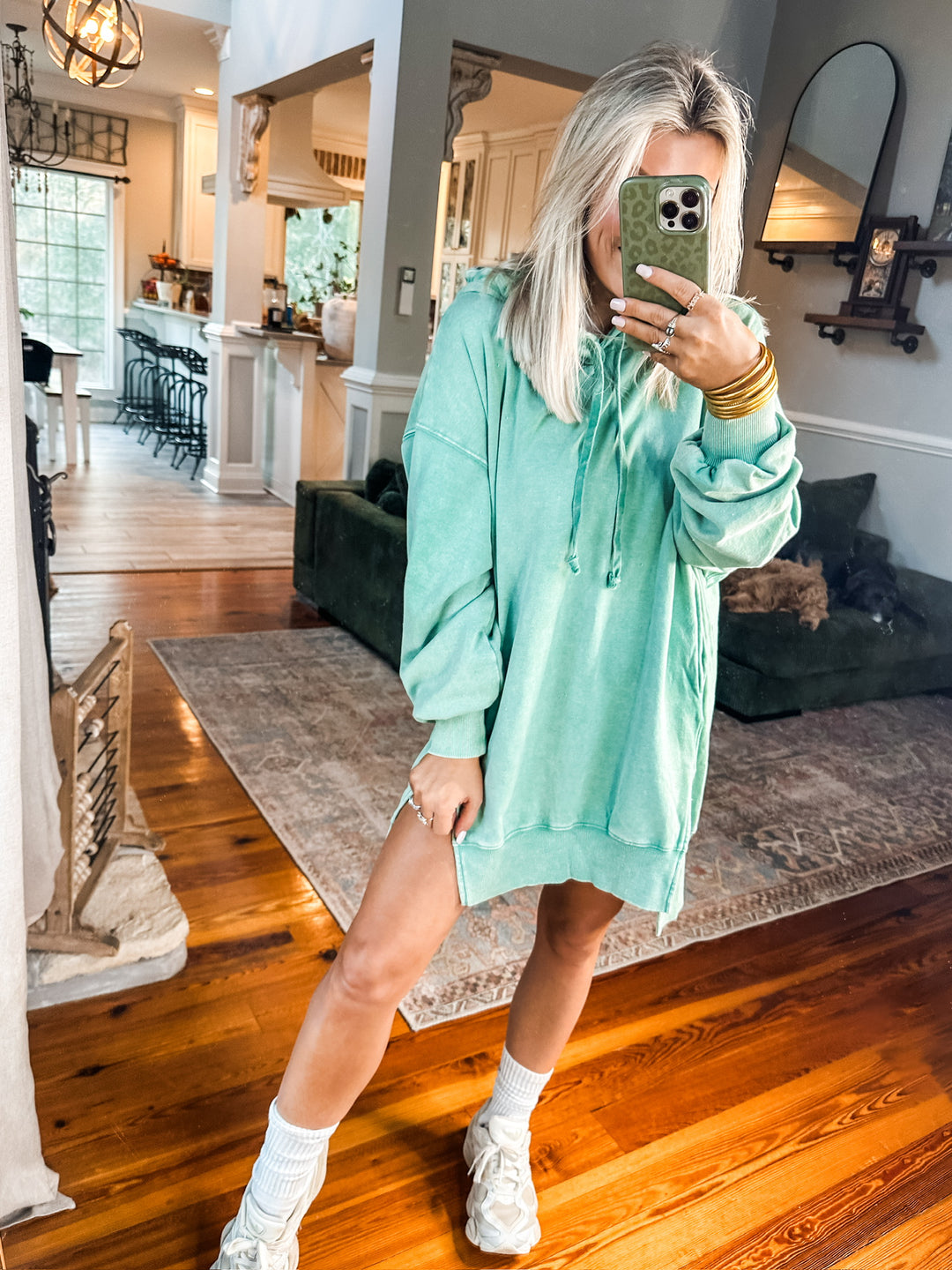 The Weekend Oversized Hoodie - Kelly Green