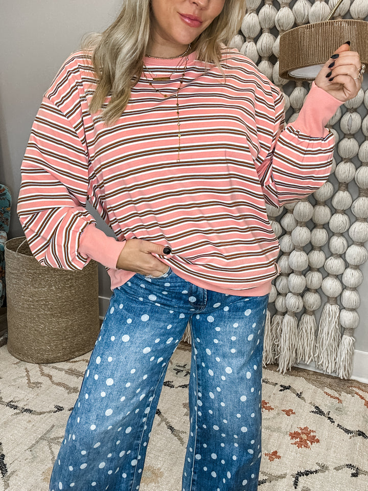 Pretty in Stripes Pullover