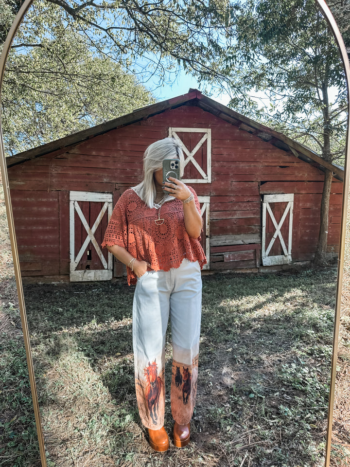Fine Edge Top - Rust