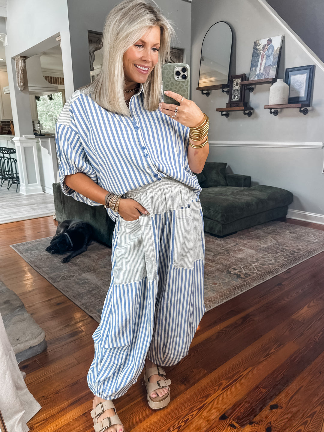 The Lineup Denim Blue Set