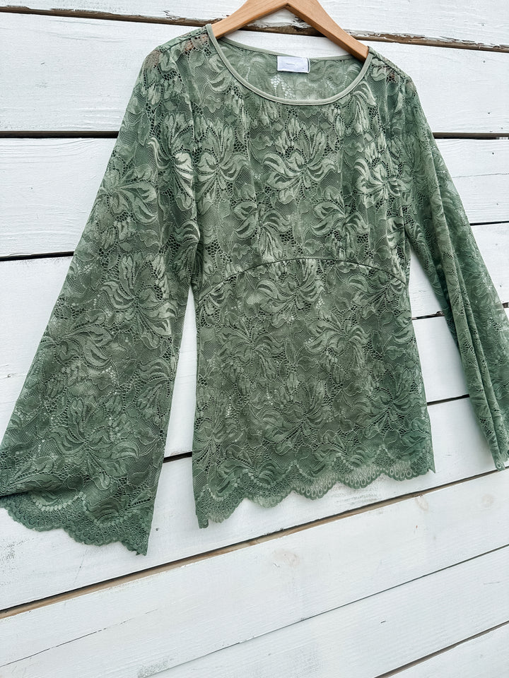 Wild Sage Lace Top