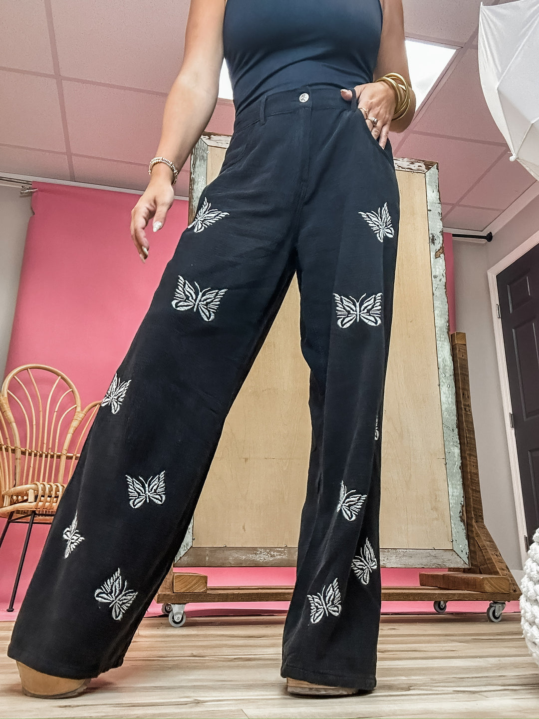 Midnight Flutter Bottoms