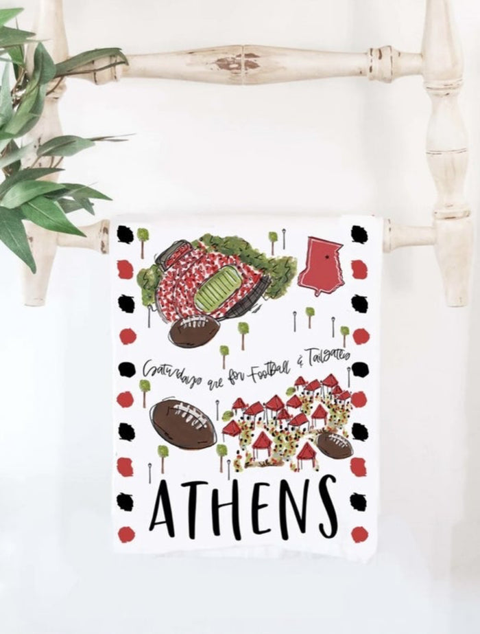 Athens Tea Towel