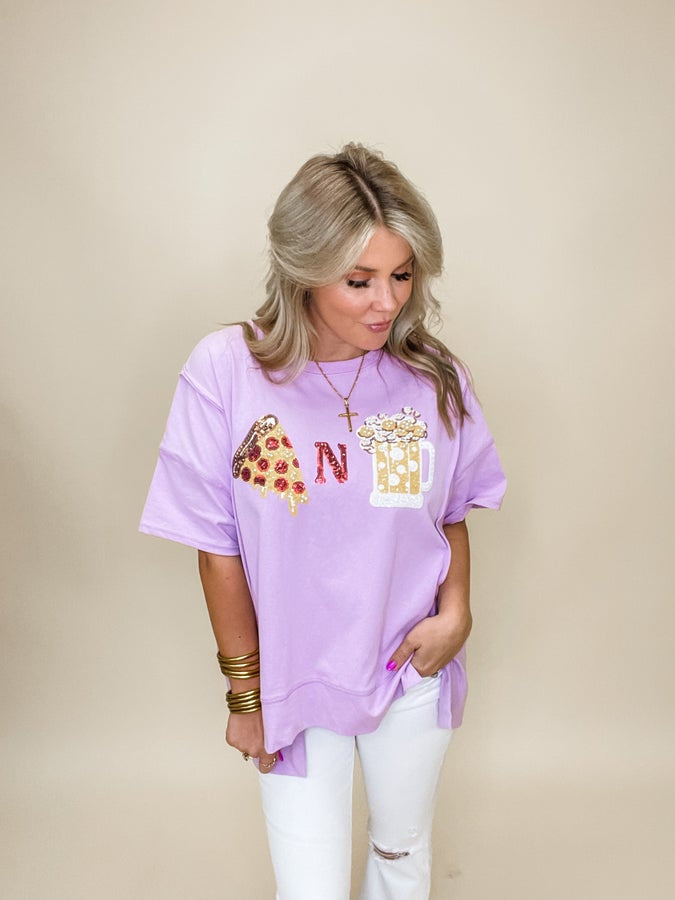 Pizza And Beer Top *FINAL SALE*