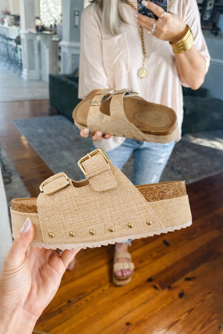 DISCOUNT Almost Famous Platforms - Raffia
