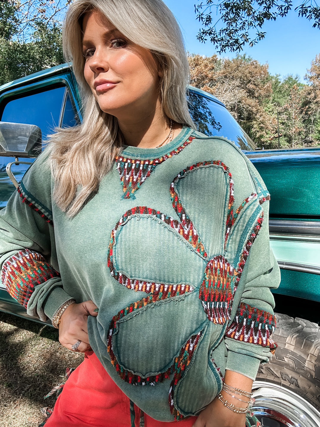 Hint of Holiday Top