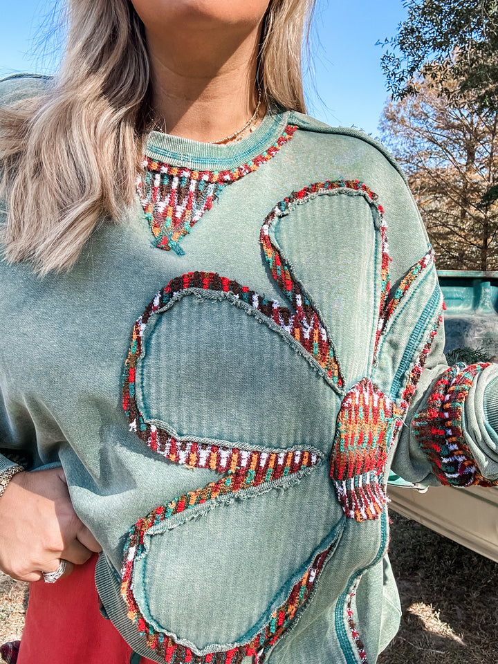 Hint of Holiday Top
