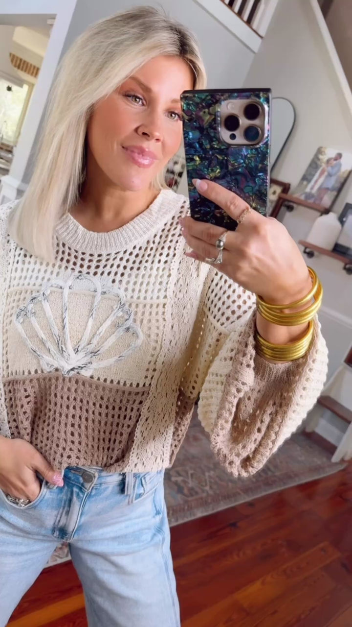 Salt Air Crochet Top