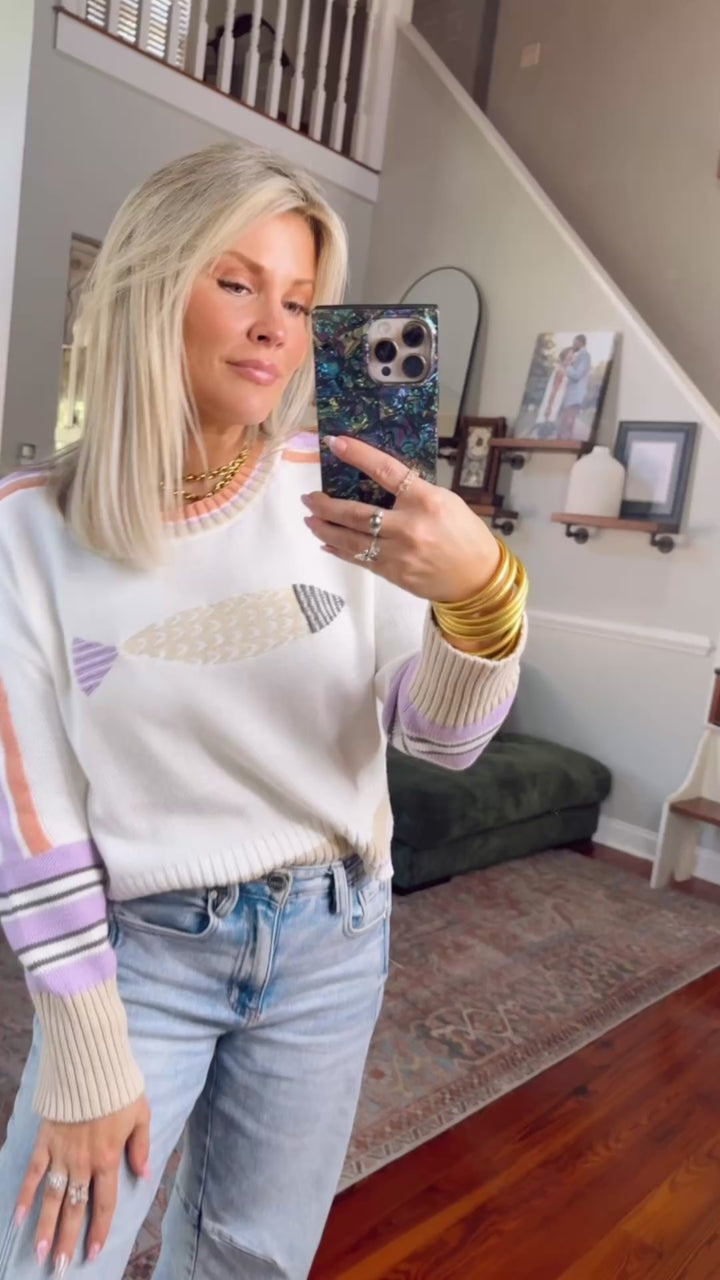 Color Catch Summer Sweater