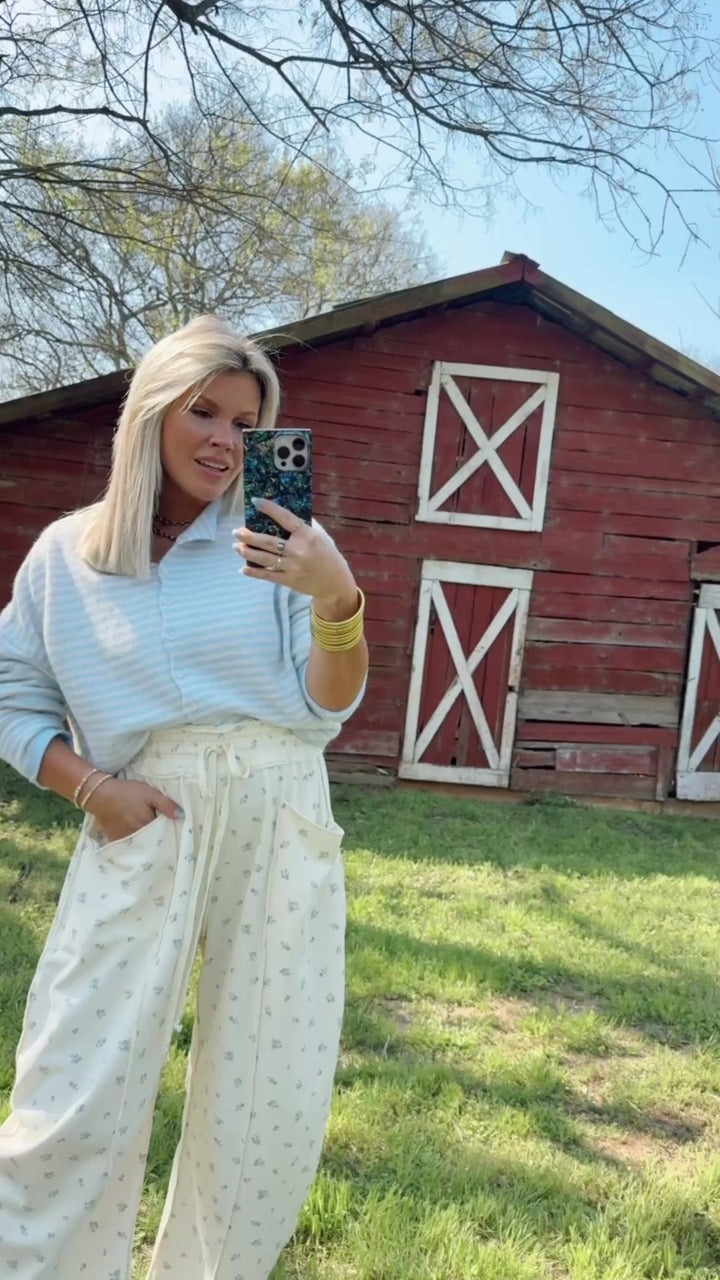 Keep It Easy Cardigan - Light Blue