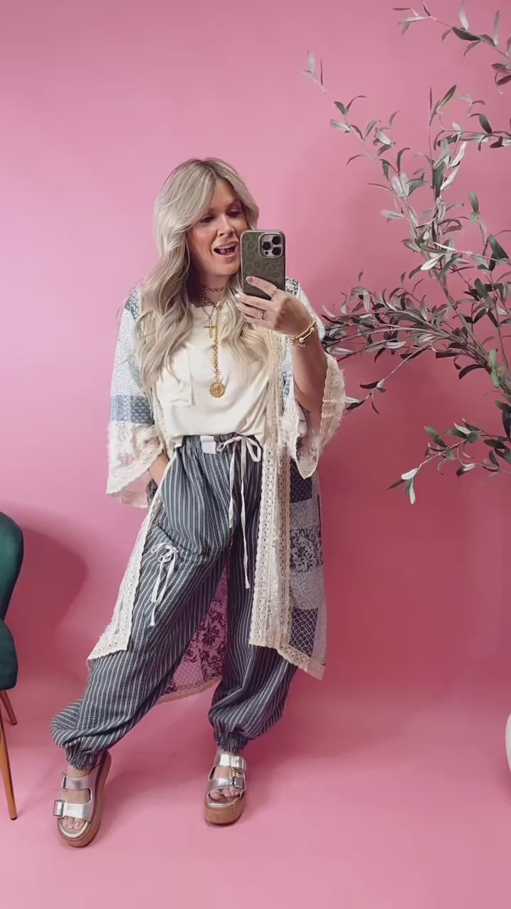 The Right Choice Striped Pants - Coco