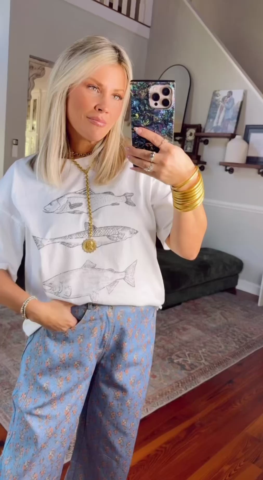 Floral Fade Barrel Bottoms