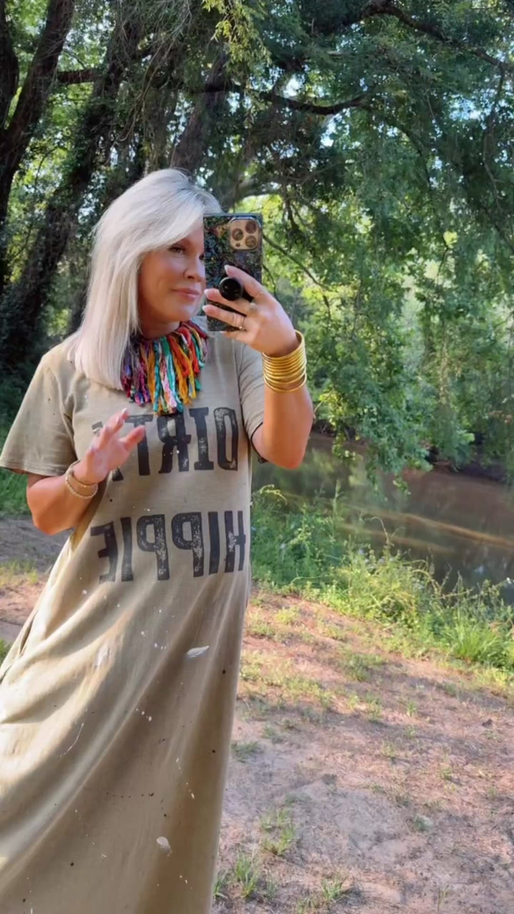 Dirty Hippie T-shirt Dress