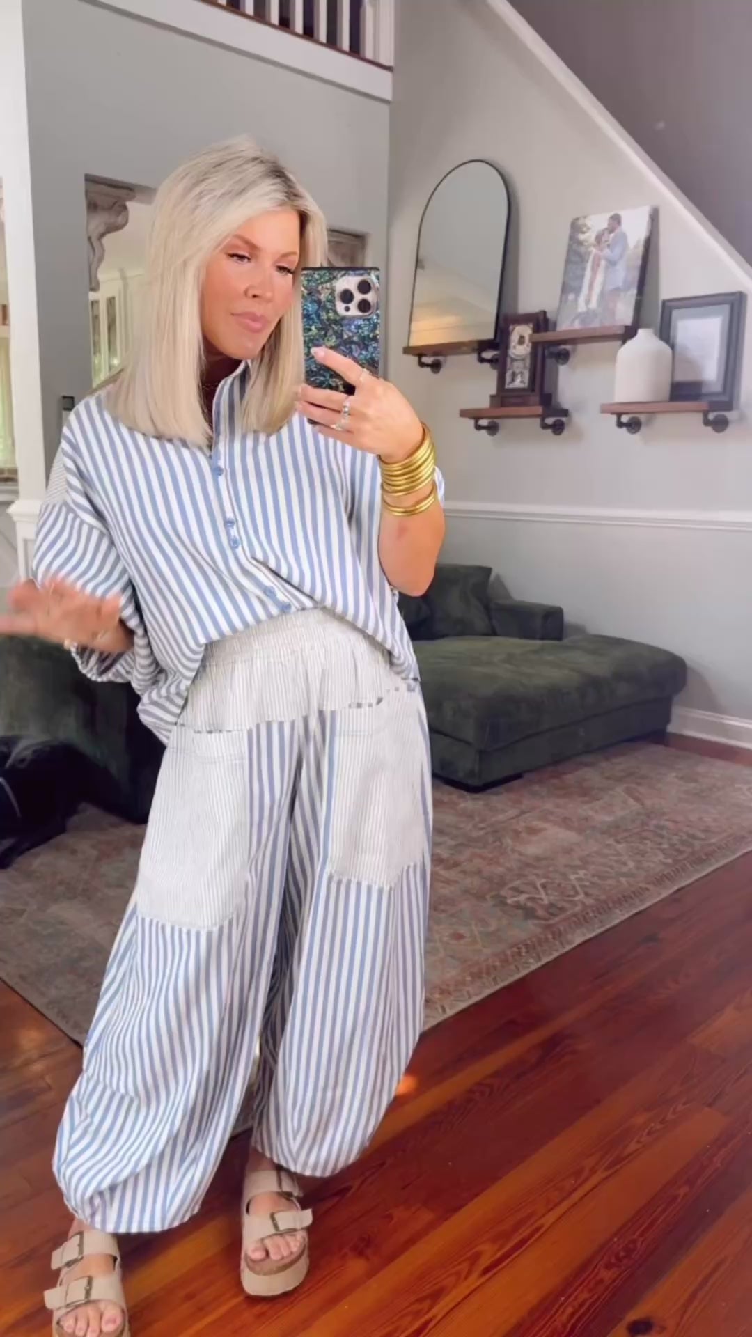 The Lineup Denim Blue Set